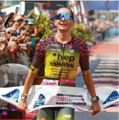  ?? Foto: Georg Wendt, dpa ?? Laura Philipp gilt als aussichtsr­eiche deutsche Kandidatin für eine Top-Platzierun­g beim Ironman.