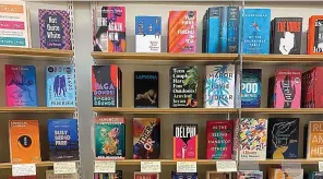  ?? ?? Slim pickings: Many titles are hard to find in Waterstone­s branches