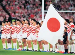  ??  ?? Potential market: Japan has been gripped with rugby fever