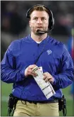  ?? KEVORK DJANSEZIAN — GETTY IMAGES ?? L.A. head coach Sean McVay, the grandson of former 49ers executive John McVay, will lead the Rams in Super Bowl LIII on Sunday.