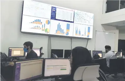  ?? ?? El centro de monitoreo del billetaje se encuentra en la oficina del Viceminist­erio de Transporte, y no funciona en un 100%, según se reportó.