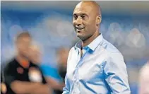  ?? DAVID SANTIAGO/MIAMI HERALD ?? Marlins CEO Derek Jeter said the franchise is better now than when he took it over. Jeter said the organizati­on is “layered with talent.’’