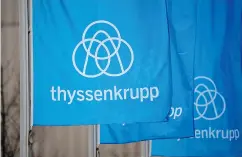  ?? MARTIN MEISSNER / THE CANADIAN PRESS FILES ?? In January, ThyssenKru­pp was fined $375,000 for a breach of safety laws in which a man was injured.