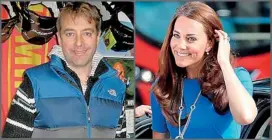  ??  ?? Famous face: Funsport store owner Dave Buckland, left, didn’t recognise his Royal customer Kate, The Duchess of Cambridge, who is one of the most famous women in the world