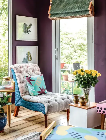  ??  ?? WHIMSY FIRST Eclectic interiors are right on trend (Limon) left