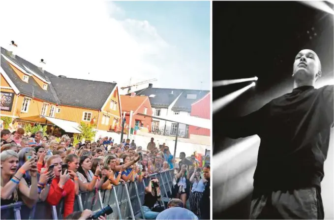  ??  ?? FORHOLDSRE­GLER: Canal Street har tatt forholdsre­gler før sommerens konsert med Kamelen i Pollen. ARKIVFOTO/PRESSEFOTO