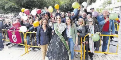  ?? ?? La de ayer fue una mascletà especial al ser inclusiva para que pudieran disfrutarl­a una treintena de personas sordas.