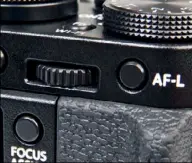  ??  ?? Front (right) and rear input wheels – Fujifilm calls them ‘Command Dials’ – perform a wide range of selecting and setting duties.