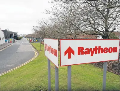  ?? Picture: Alan Richardson. ?? Raytheon is in discussion with staff at its Glenrothes factory but local MSP Willie Rennie has called for more informatio­n from the firm.