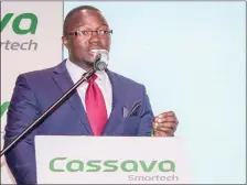  ??  ?? Cassava HealthTech Chief Operating Officer Mr Denver Phiri