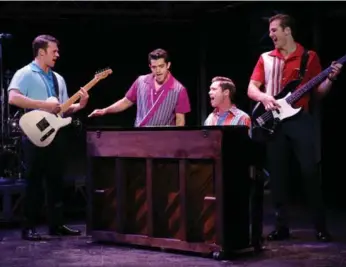  ?? JOAN MARCUS ?? It’s easy to enjoy the terrific music, clever script and stylish production of Jersey Boys, writes Richard Ouzounian.