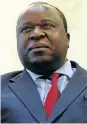  ??  ?? New finance minister Tito Mboweni