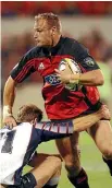  ?? PHOTO: FAIRFAX NZ ?? Flashback: Scott Robertson in his playing days as a Crusader in 2003.