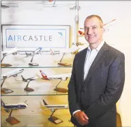  ?? Hearst Connecticu­t Media file photo ?? Aircastle CEO Mike Inglese at the company’s their First Stamford Place office in 2017.