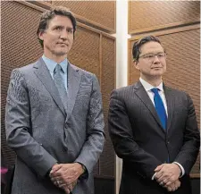  ?? ADRIAN WYLD THE CANADIAN PRESS FILE PHOTO ?? Susan Delacourt discusses how Justin Trudeau and Pierre Poilievre have similar but opposite problems. Trudeau is widely disliked by men, and Poilievre has the same problem with women voters.