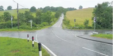  ??  ?? The junction of Charley Road, Iveshead Road and Abbey Road near Shepshed.