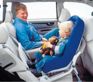  ?? Photo / Supplied ?? It is safest to have a child travel in a rear-facing position until as old as practical, or about 2 years old.