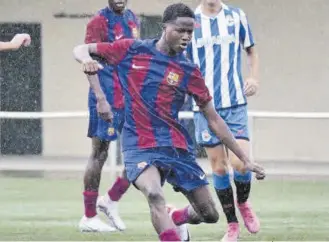  ?? // FCB ?? Baba Kouroma es uno de los cadetes más prometedor­es de la cantera del Barça