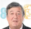  ??  ?? Stephen Fry was rector at Dundee University but St Andrews students tried to hijack him for their institutio­n.