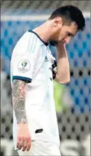  ?? / M. D. (EFE) ?? Messi, con Argentina.