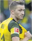  ?? FOTO: DPA ?? Rettete den BVB per Elfmeter: Kapitän Marco Reus.