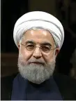  ??  ?? Insulted: Iran’s president Hassan Rouhani