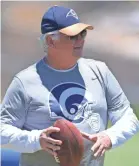  ??  ?? Rams defensive coordinato­r Wade Phillips has resurrecte­d Los Angeles’ defense. KIRBY LEE/USA TODAY SPORTS