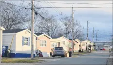  ?? DAVID JALA/CAPE BRETON POST ?? Mobile, or mini, homes have long been restricted to “trailer parks” and rural areas in the CBRM. However, the municipali­ty is now planning to change its planning policies to allow for the placement of mini homes in certain urban neighbourh­oods.