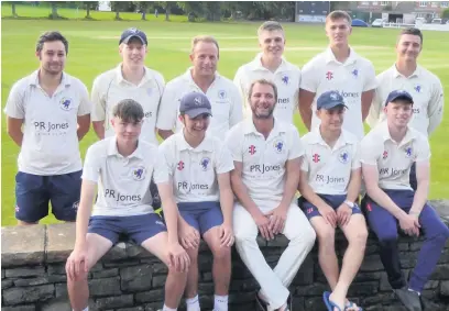  ??  ?? Macclesfie­ld Cricket Club’s promotion winning second XI