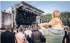  ?? RP-ARCHIV: T. BINN ?? Blick auf die Hauptbühne: Auch im kommenden Jahr freuen sich die Fans aufs Haldern-Pop-Festival.