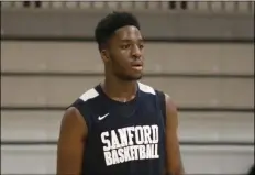  ??  ?? Sanford, Del., big man Nnanna Njoku verbally committed to Villanova Sunday night.