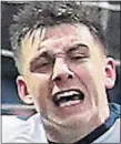  ??  ?? REDEMPTION: Scorer Hugill