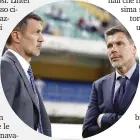  ?? ANSA ?? Paolo Maldini e Zvone Boban