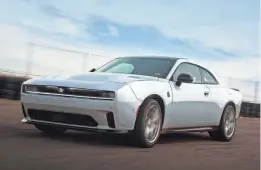  ?? STELLANTIS ?? Pricing has not been revealed for the electric Dodge Charger Daytona.