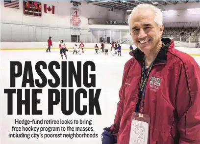  ?? | SHIA KAPOS/ FOR THE SUN- TIMES ?? The Hockey On Your Block program is the brainchild of Ray Lilja, who played at Illinois State University.