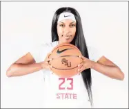  ?? Florida State Athletics ?? Redshirt senior guard Tiana England of Florida State, 2020-21 women's basketball season.