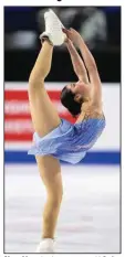  ?? (AP file photo) ?? Alysa Liu, who has won two U.S. figure skating championsh­ips, has her first chance to earn a spot on the U.S. Olympic team as she competes in the U.S. national championsh­ips, which begin Thursday at Bridgeston­e Arena in Nashville, Tenn.