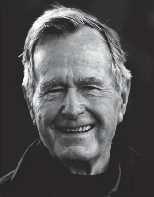  ?? Donald Miralle / Getty Images ?? Former President George H.W. Bush, shown in 2006, was known for his fierce devotion to his country and his family.