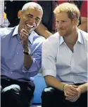  ??  ?? MEG MY DAY Obama and the Prince