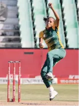  ??  ?? Shabnim Ismail has returned to the South Africa women’s squad for their trip to the West Indies for the T20 World Cup. ©Muzi Ntombela/Backpagepi­x