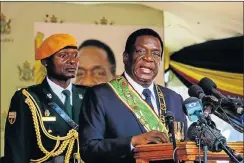  ?? Picture: JEKESAI NJIKIZANA/AFP ?? UNTESTED TERRAIN: President Emmerson Mnangagwa is gearing up for the first post-Mugabe election