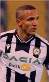  ?? ?? Difensore Rodrigo Becao, 27 anni, all’Udinese dal 2019-20