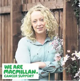  ??  ?? Fears Janice Malone from Macmillan is asking for answers for cancer sufferers