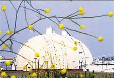  ??  ?? EDISON has asked state regulators to OK spending $461 million for the decommissi­oning of the San Onofre nuclear plant, but regulators decided to examine the transactio­n in more detail before approving the spending.