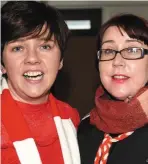  ??  ?? Sisters Rose Mary and Ruth Quinlan at Croke Park.