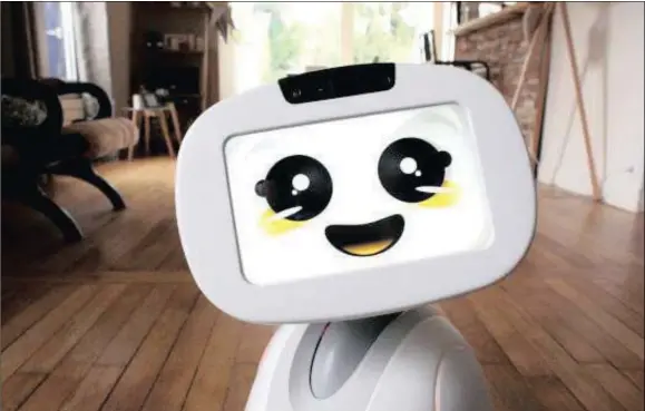  ??  ?? SERVICE WITH A SMILE: Buddy is marketed as the family companion robot.