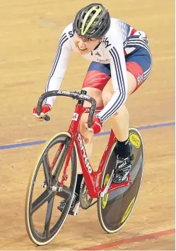  ?? Picture: PA. ?? Katie Archibald helped the GB women to Madison gold in Glasgow despite a fractured wrist.