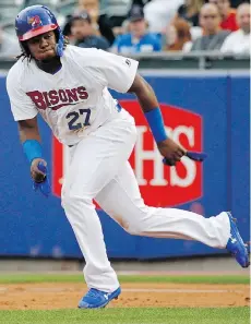  ?? JEFFREY T. BARNES/THE ASSOCIATED PRESS ?? Blue Jays prospect Vladimir Guerrero Jr. is expected to make his majorleagu­e debut this spring.