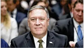  ??  ?? Secretary of State Mike Pompeo traveled to North Korea last month and met with North Korea’s leader. But the abrupt postponeme­nt of today’s meeting has raised questions about the potential for progress on nuclear negotiatio­ns.