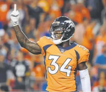  ?? Joe Amon, The Denver Post ?? Broncos safety Will Parks, who is looking forward to returning to his hometown, says “Philadelph­ia has great food, great people, great places to shop. It’s got a lot of landmarks.”